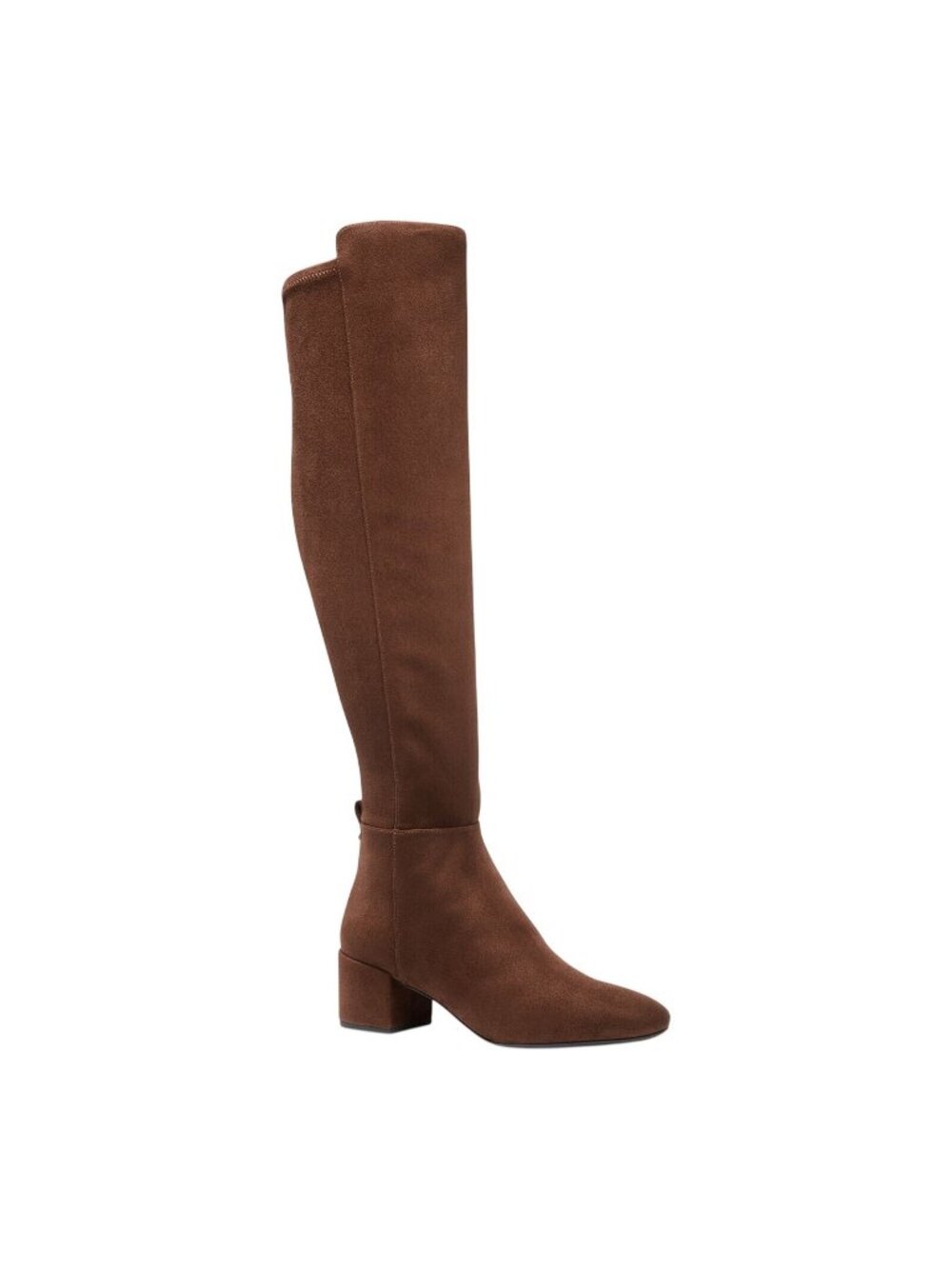 NWT Michael Michael Kors Braden Over-the-Knee Block Heel Boots Mocha Brown 5.5M